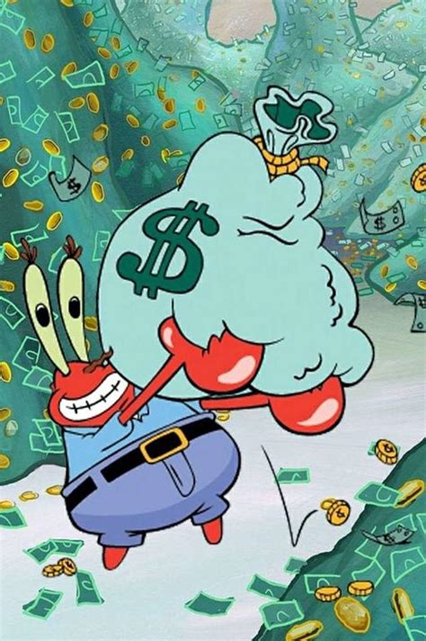 mr krabs money meme|mr krabs kissing money.